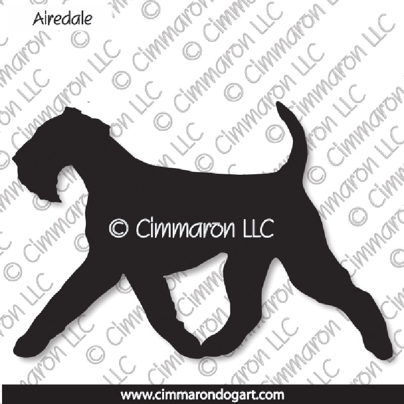Airedale Gaiting Silhouette 002