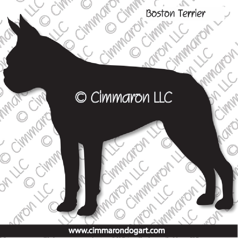 Boston Terrier Silhouette 003