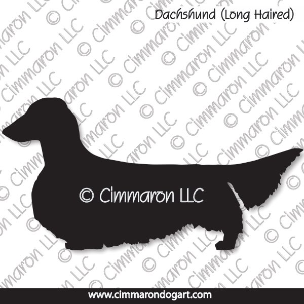 Dachshund Longhaired Silhouette 011