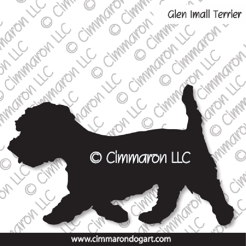 Glen of Imaal Terrier Gaiting Silhouette 002