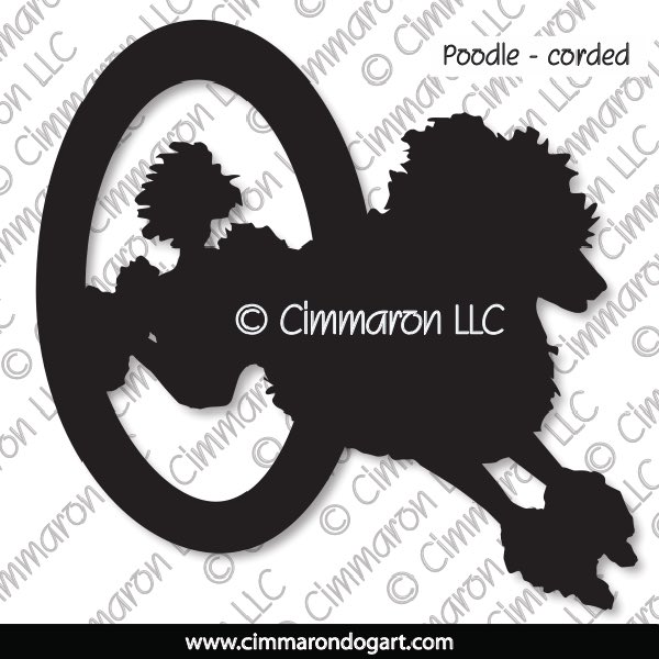 Poodle Corded Agility Silhouette 012