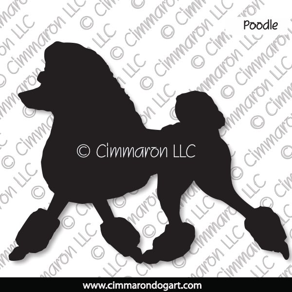 Poodle Gaiting Silhouette 002