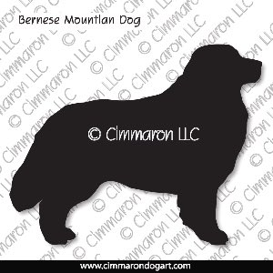 bmd001d - Bernese Mountain Dog Decal