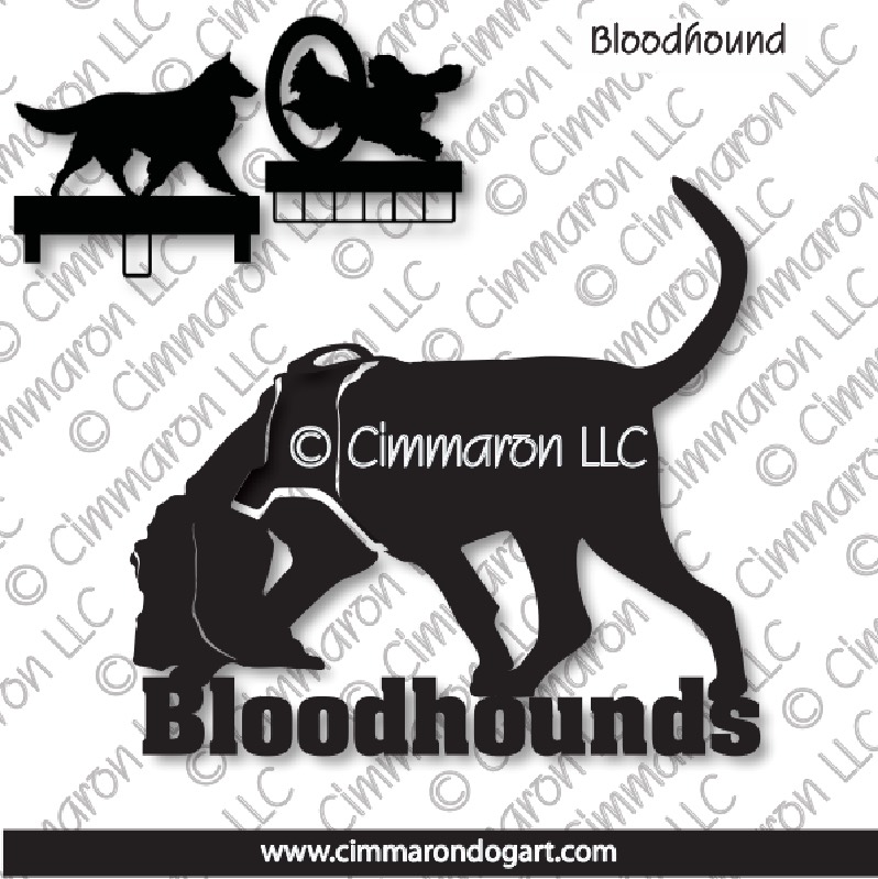 bloodh005ls - Bloodhound Tracking MACH Bars-Rosette Bars