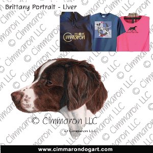 britt033t - Brittany Liver Portrait Custom Shirts