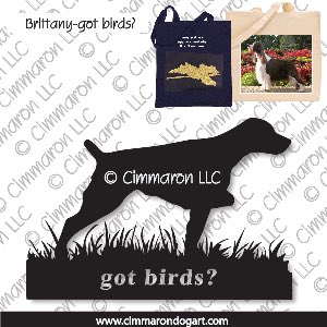 britt014tote - Brittany Got Birds Tote Bag