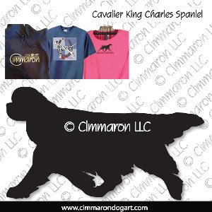 cavalier002t - Cavalier King Charles Spaniel Gaiting Custom Shirts