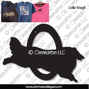 collie-r-003t - Collie Agility Custom Shirts