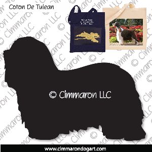 coton001tote - Coton De Tulear Tote Bag