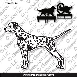 dal002ls - Dalmatian Gaiting MACH Bars-Rosette Bars