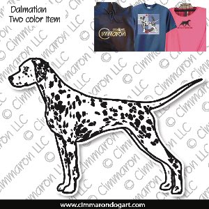 dal002t - Dalmatian Gaiting Custom Shirts