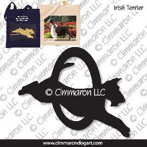 irter003tote - Irish Terrier Gaiting Tote Bag