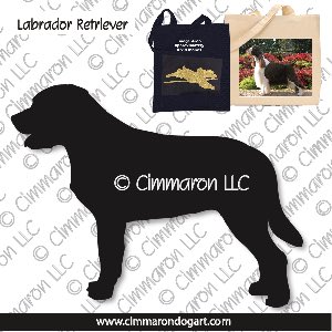 lab001tote - Labrador Retriever Tote Bag