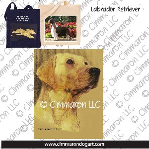 lab010tote - Labrador Retriever Portrait Tote Bag