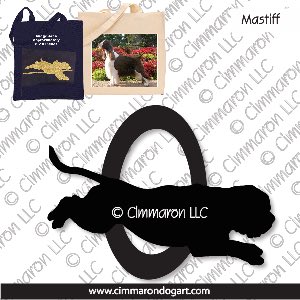 mastiff004tote - Mastiff Agility Tote Bag