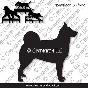 nor-buhund001h - Norwegian Buhund Leash Rack
