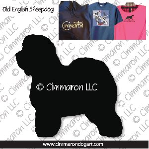 oesd001t - Old English Sheepdog Custom Shirts