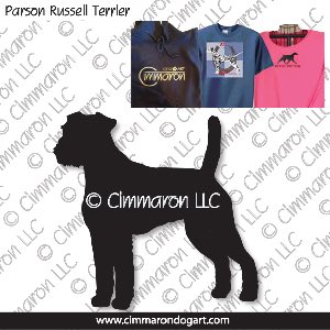p-russell001t - Parson Russell Terrier Custom Shirts