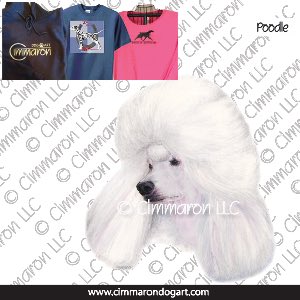 poodle016t - Poodle Portrait Custom Shirts