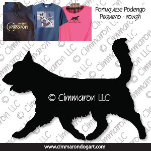 ppp002t - Portuguese Podengo Pequeno Gaiting Custom Shirts