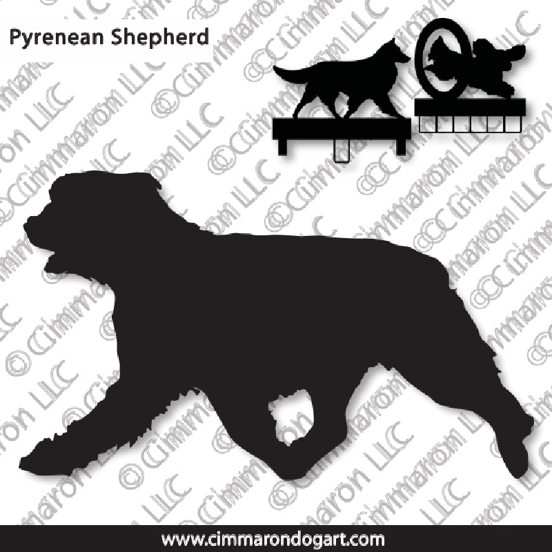 py-shep002ls - Pyrenean Shepherd Gaiting MACH Bars-Rosette Bars