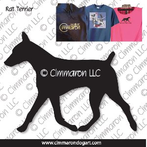 rat002t - Rat Terrier Gaiting Custom Shirts