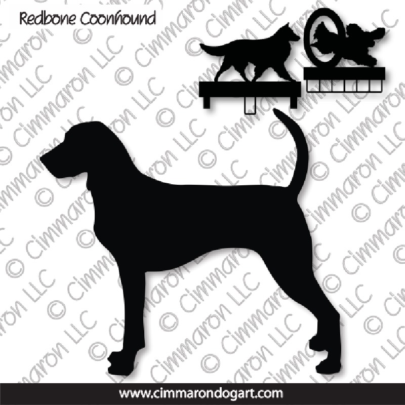 redbone001ls - Redbone Coonhound MACH Bars-Rosette Bars