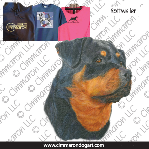 rot011t - Rottweiler Portrait Shirts