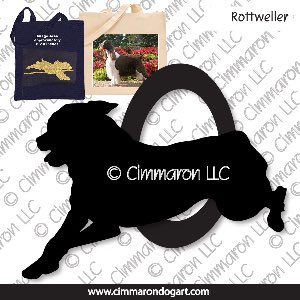 rot005tote - Rottweiler Agility Tote