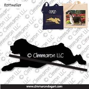 rot007tote - Rottweiler Obedience Jump Tote