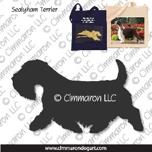 seal002tote - Sealyham Terrier Gaiting Tote Bag
