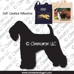 sc-wheaten001tote - Soft Coated Wheaten Terrier Tote Bag