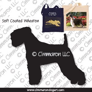 sc-wheaten002tote - Soft Coated Wheaten Terrier Standing Tote Bag
