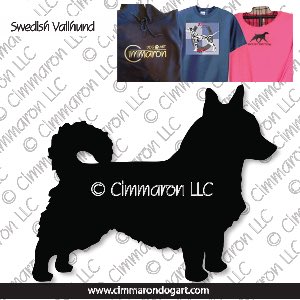 sw-vall005t - Swedish Vallhund Custom Shirts