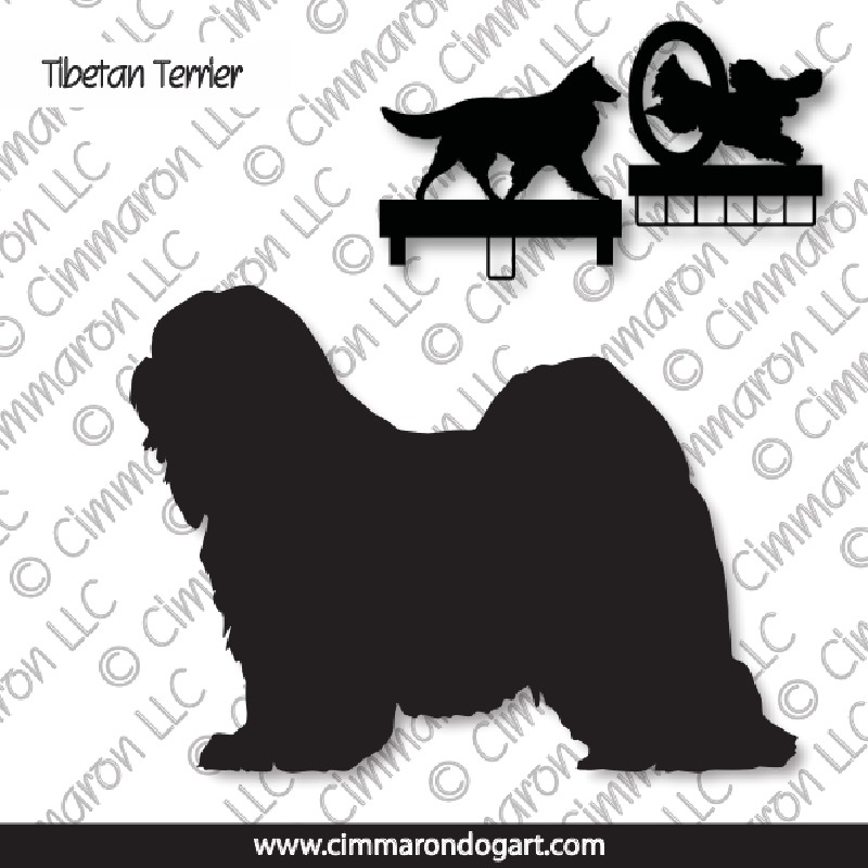 tib-ter001ls - Tibetan Terrier MACH Bars-Rosette Bars