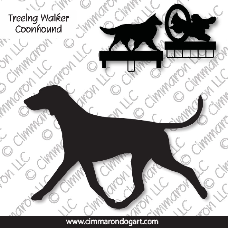 tree-walk002ls - Treeing Walker Coonhound Gaiting MACH Bars-Rosette Bars