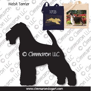 welsh-ter001tote - Welsh Terrier Tote Bag