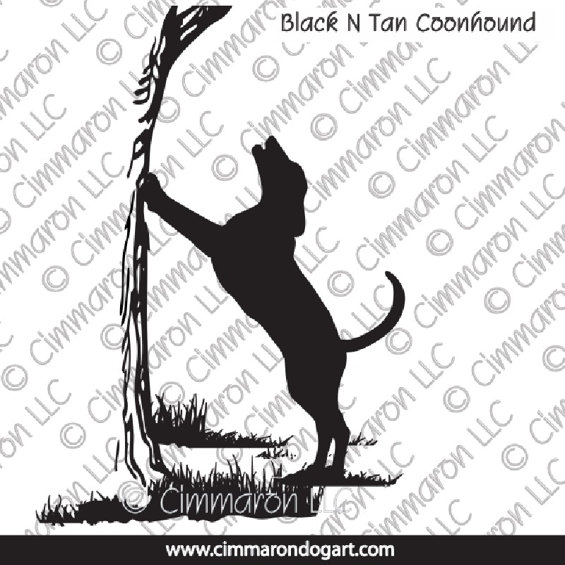 Black and Tan Coonhound Treeing 005