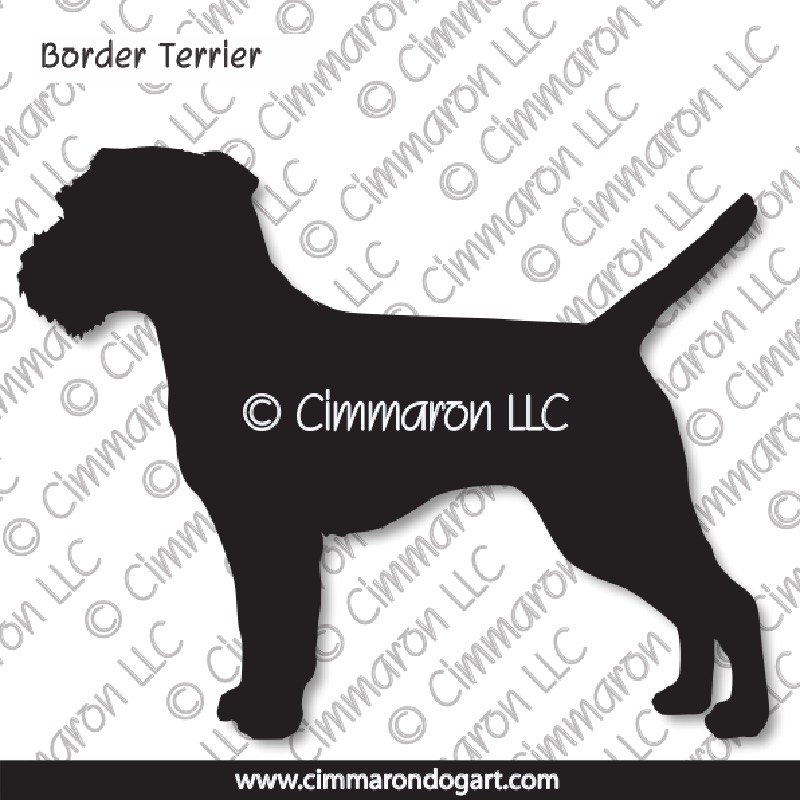 Border Terrier Silhouette 001