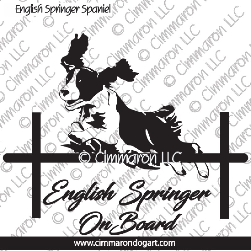 English Springer Spaniel On Board 008