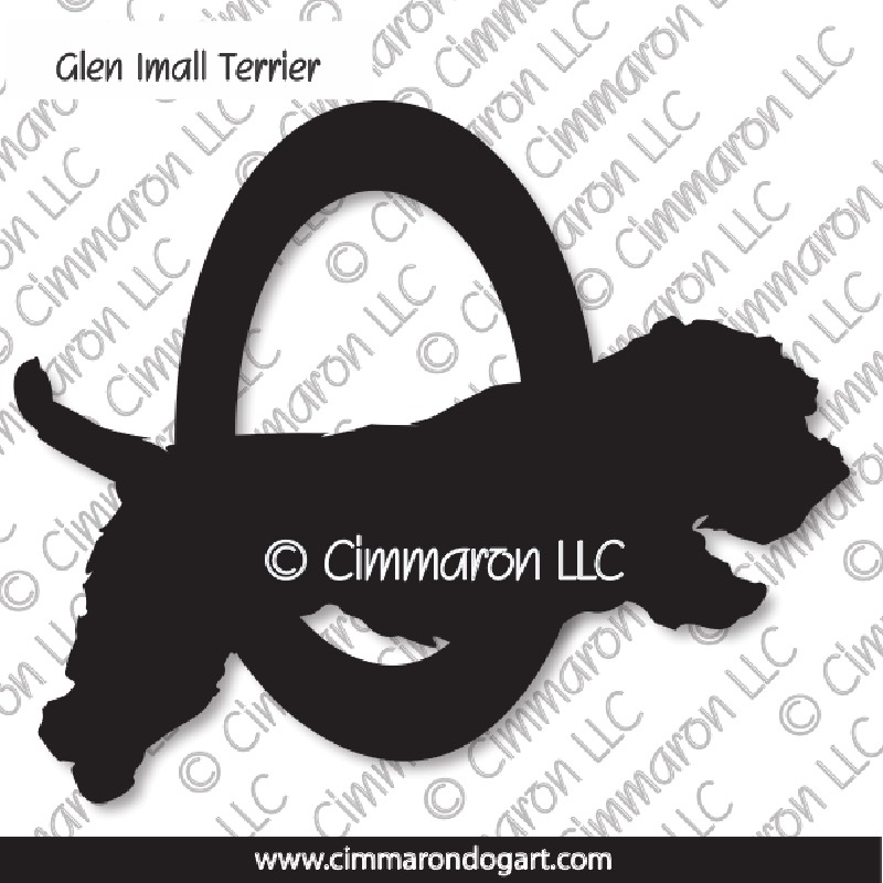 Glen of Imaal Terrier Agility Silhouette 003