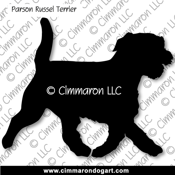 Parson Russell Terrier Moving Silhouette 004