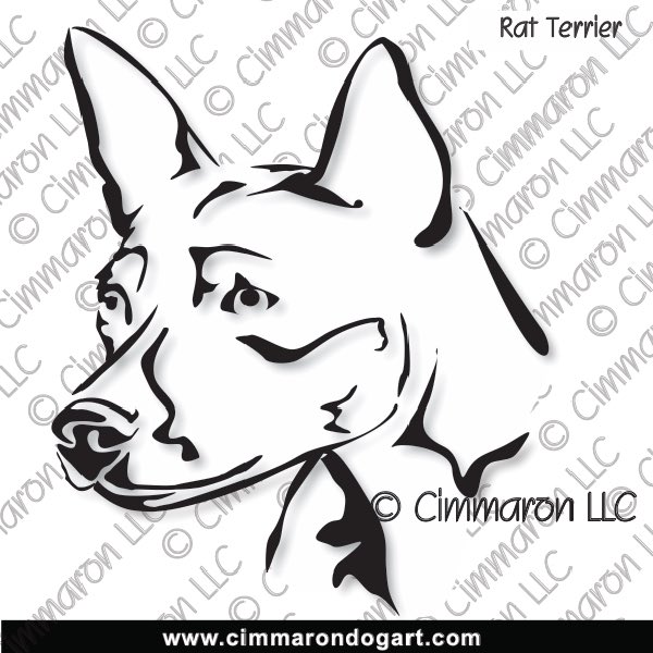 Rat Terrier Portrait 005