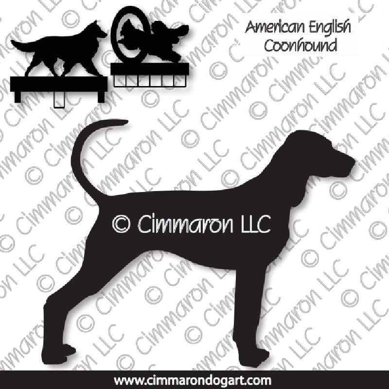 amencoon001ls - American English Coonhound MACH Bars-Rosette Bars
