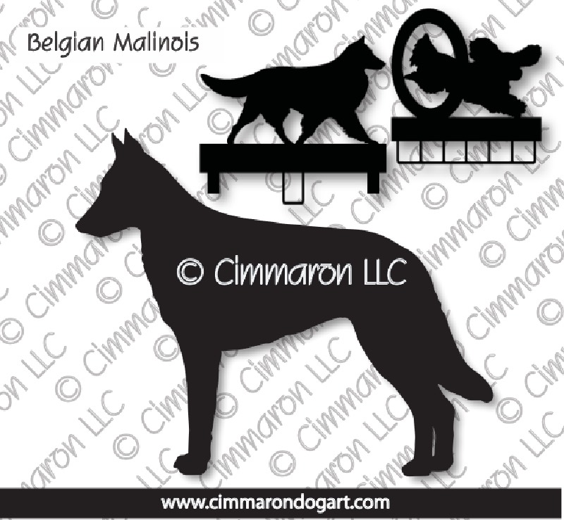 belgianm001ls - Belgian Malinois MACH Bars-Rosette Bars