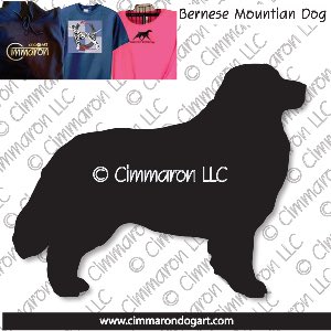 bmd001t - Bernese Mountain Dog Custom Shirts