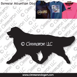 bmd003t - Bernese Mountain Dog Gaiting Custom Shirts