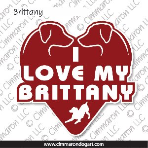 britt006d - Brittany Sign Decal