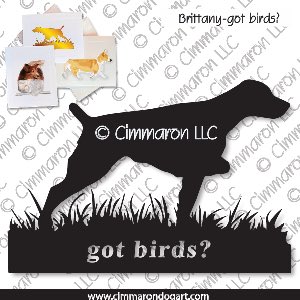 britt014n - Brittany Got Birds Note Cards