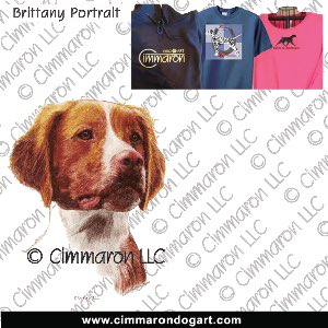 britt036t - Brittany Color Portrait Custom Shirts
